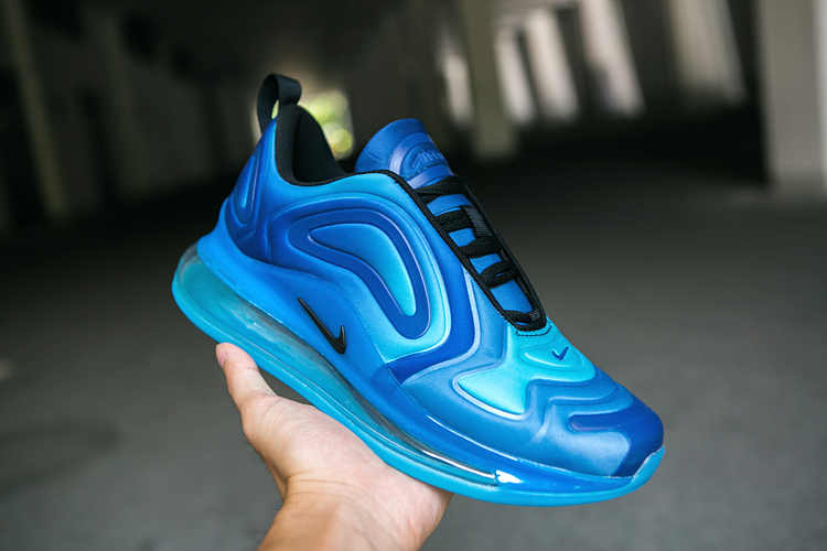 Nike Air Max 720 Blue Black Shoes - Click Image to Close